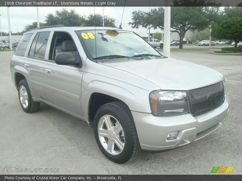 Silverstone Metallic / Light Gray 2008 Chevrolet TrailBlazer LT
