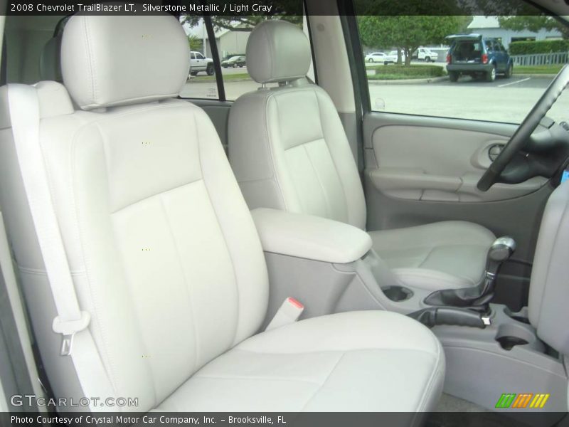 Silverstone Metallic / Light Gray 2008 Chevrolet TrailBlazer LT
