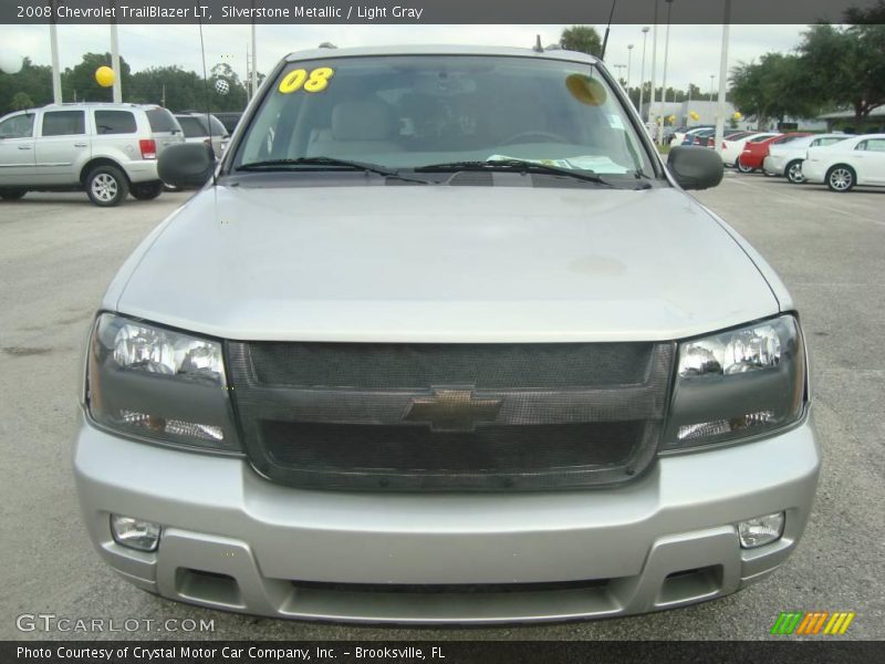 Silverstone Metallic / Light Gray 2008 Chevrolet TrailBlazer LT
