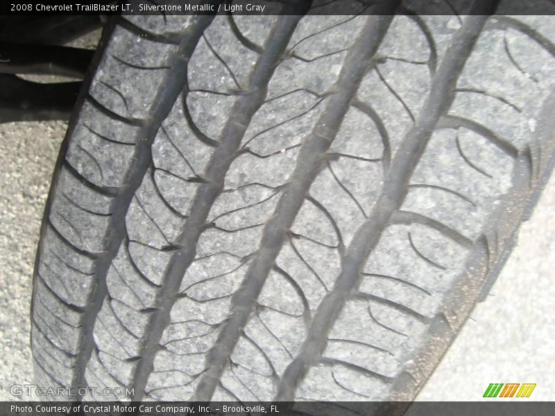 Silverstone Metallic / Light Gray 2008 Chevrolet TrailBlazer LT