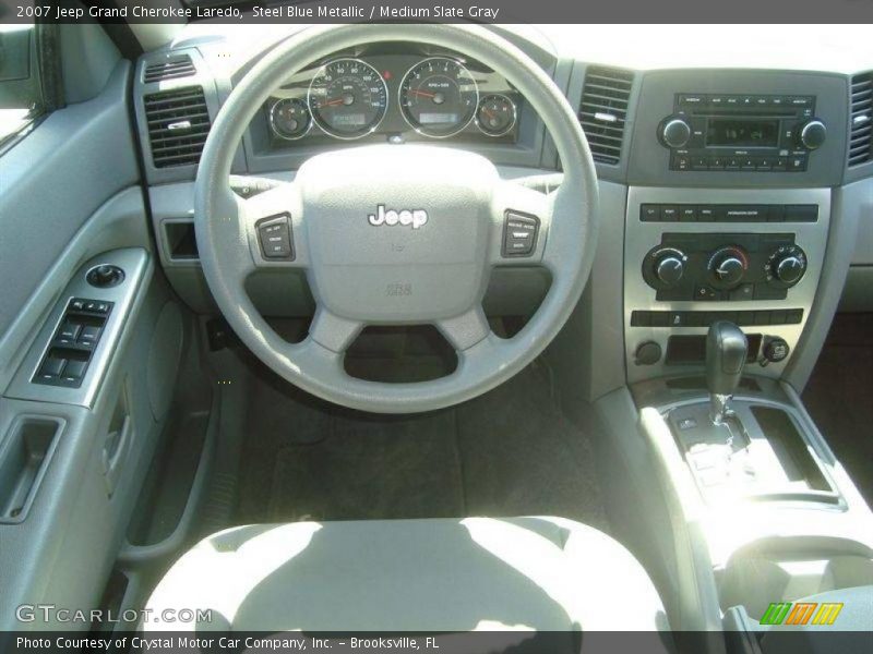 Steel Blue Metallic / Medium Slate Gray 2007 Jeep Grand Cherokee Laredo