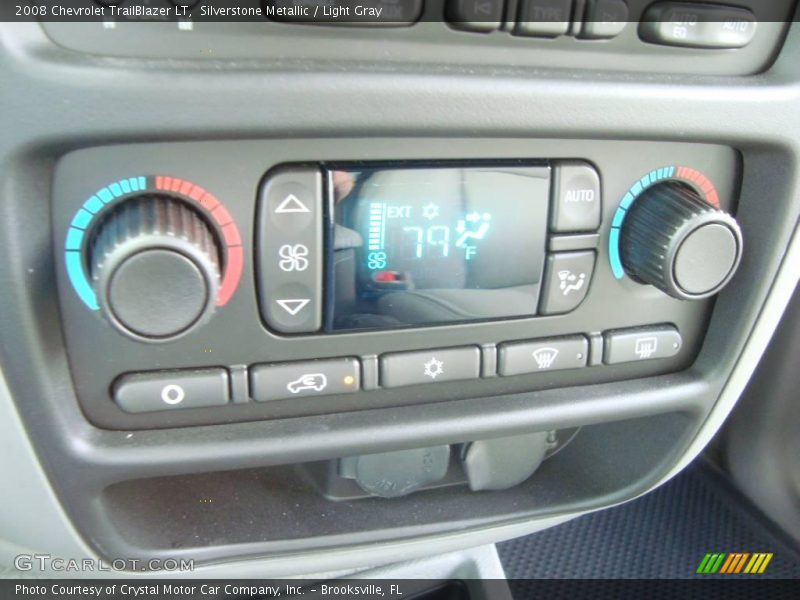 Silverstone Metallic / Light Gray 2008 Chevrolet TrailBlazer LT