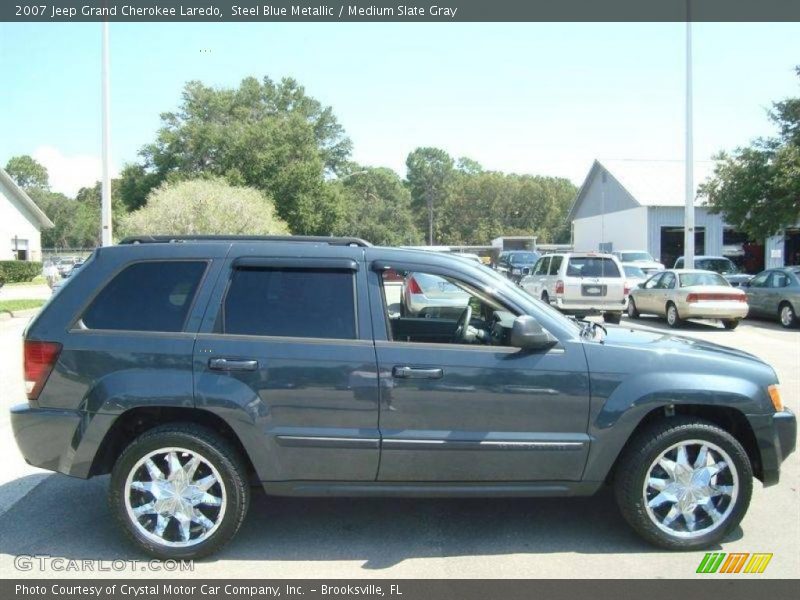 Steel Blue Metallic / Medium Slate Gray 2007 Jeep Grand Cherokee Laredo