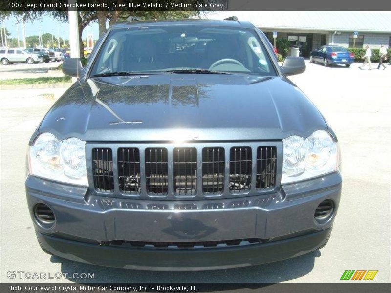 Steel Blue Metallic / Medium Slate Gray 2007 Jeep Grand Cherokee Laredo