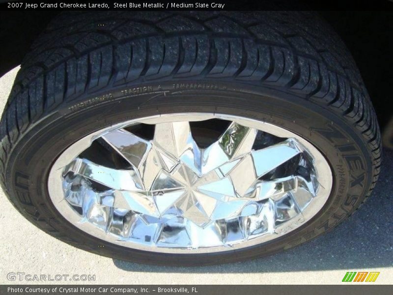 Steel Blue Metallic / Medium Slate Gray 2007 Jeep Grand Cherokee Laredo