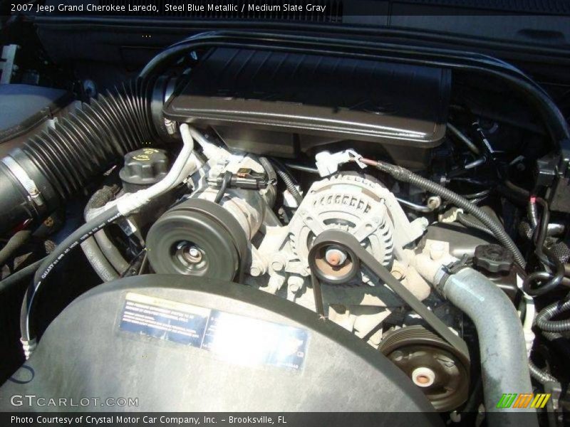 Steel Blue Metallic / Medium Slate Gray 2007 Jeep Grand Cherokee Laredo