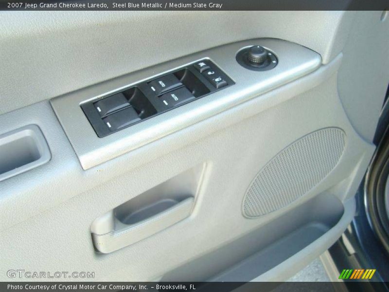 Steel Blue Metallic / Medium Slate Gray 2007 Jeep Grand Cherokee Laredo