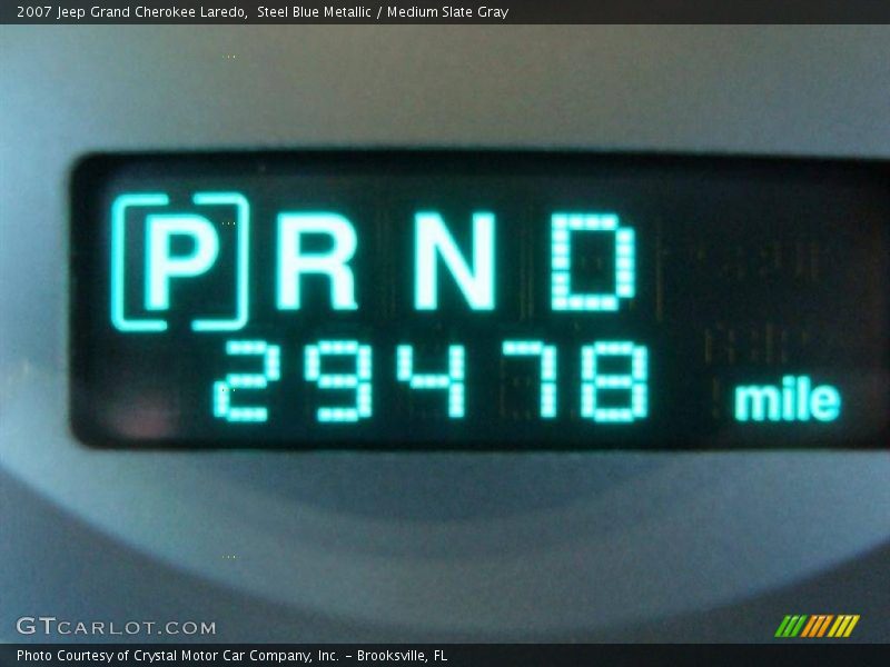 Steel Blue Metallic / Medium Slate Gray 2007 Jeep Grand Cherokee Laredo