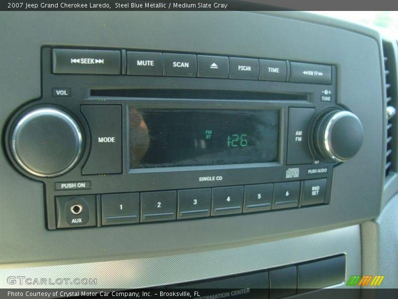 Steel Blue Metallic / Medium Slate Gray 2007 Jeep Grand Cherokee Laredo