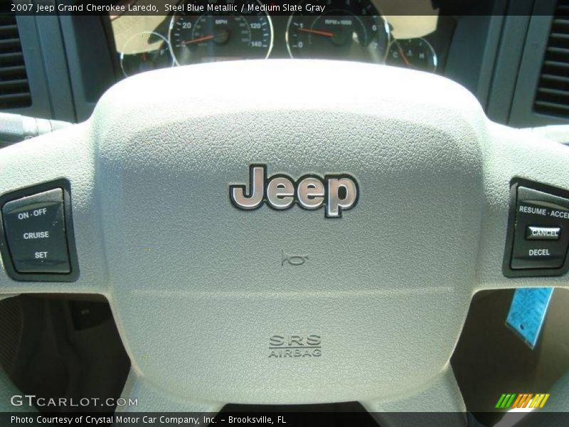 Steel Blue Metallic / Medium Slate Gray 2007 Jeep Grand Cherokee Laredo