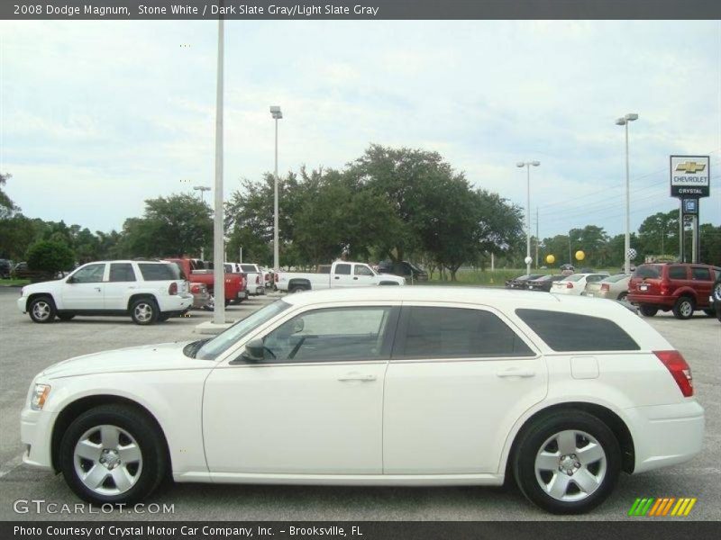Stone White / Dark Slate Gray/Light Slate Gray 2008 Dodge Magnum