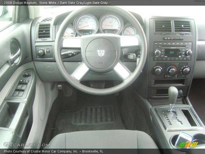 Stone White / Dark Slate Gray/Light Slate Gray 2008 Dodge Magnum