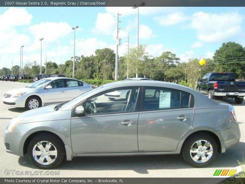 Magnetic Gray / Charcoal/Steel 2007 Nissan Sentra 2.0
