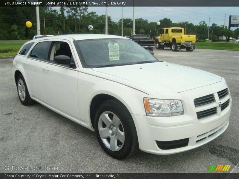 Stone White / Dark Slate Gray/Light Slate Gray 2008 Dodge Magnum