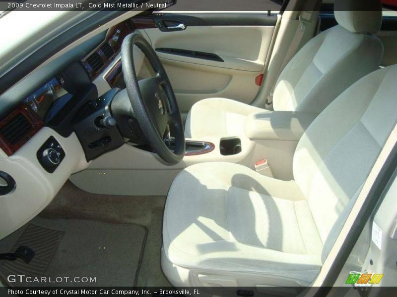 Gold Mist Metallic / Neutral 2009 Chevrolet Impala LT
