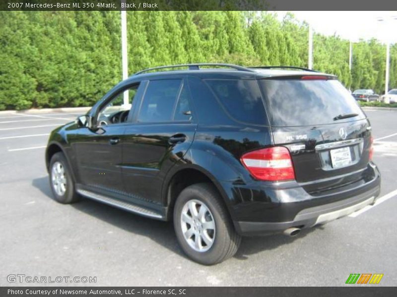 Black / Black 2007 Mercedes-Benz ML 350 4Matic