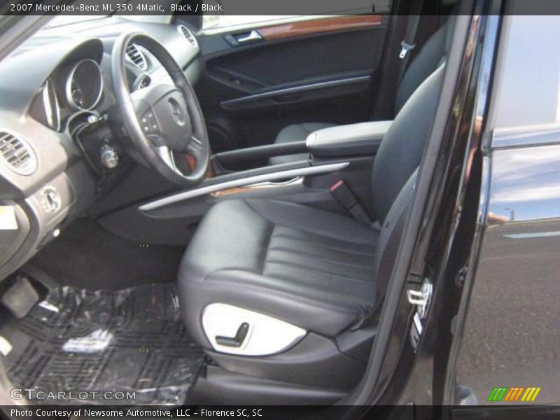 Black / Black 2007 Mercedes-Benz ML 350 4Matic