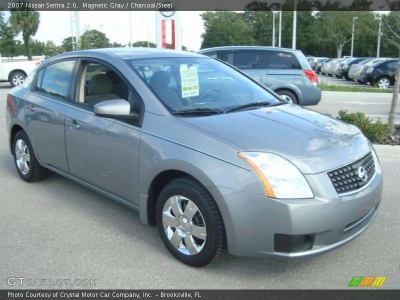 Magnetic Gray / Charcoal/Steel 2007 Nissan Sentra 2.0