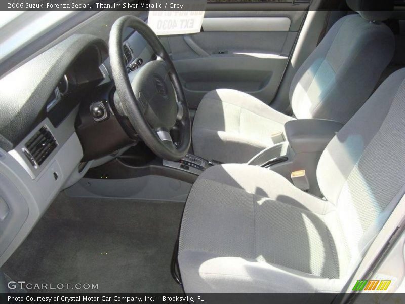 Titanuim Silver Metallic / Grey 2006 Suzuki Forenza Sedan