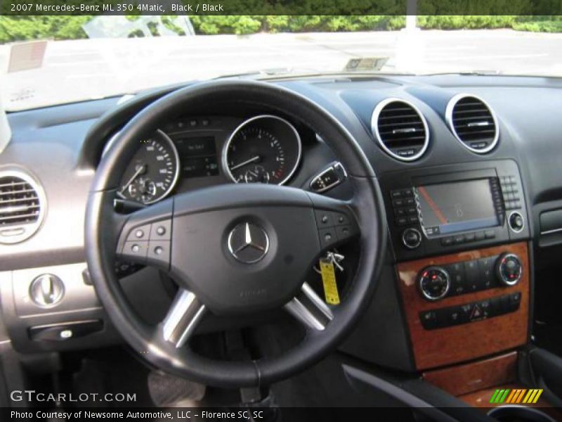 Black / Black 2007 Mercedes-Benz ML 350 4Matic