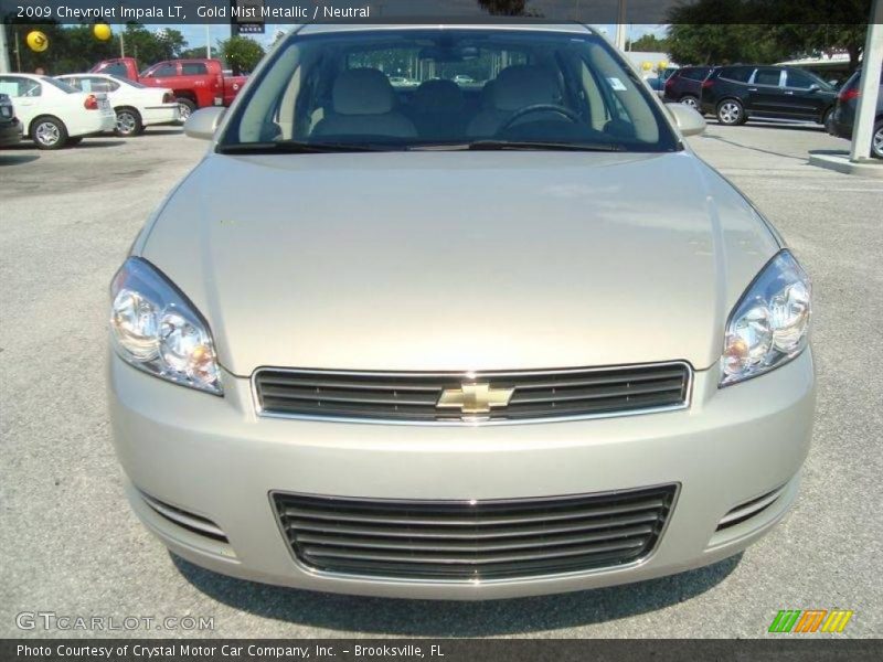 Gold Mist Metallic / Neutral 2009 Chevrolet Impala LT