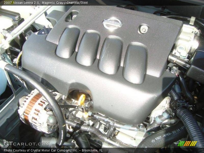 Magnetic Gray / Charcoal/Steel 2007 Nissan Sentra 2.0