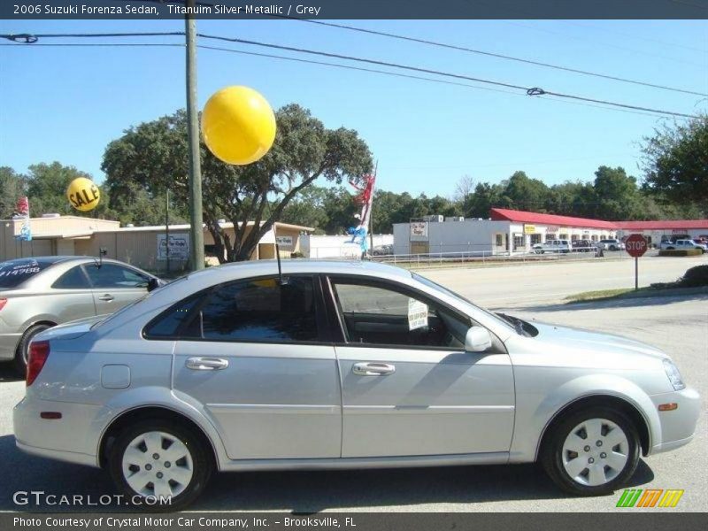Titanuim Silver Metallic / Grey 2006 Suzuki Forenza Sedan