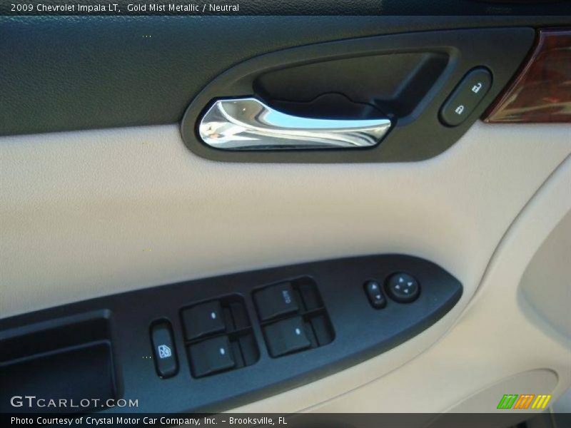 Gold Mist Metallic / Neutral 2009 Chevrolet Impala LT