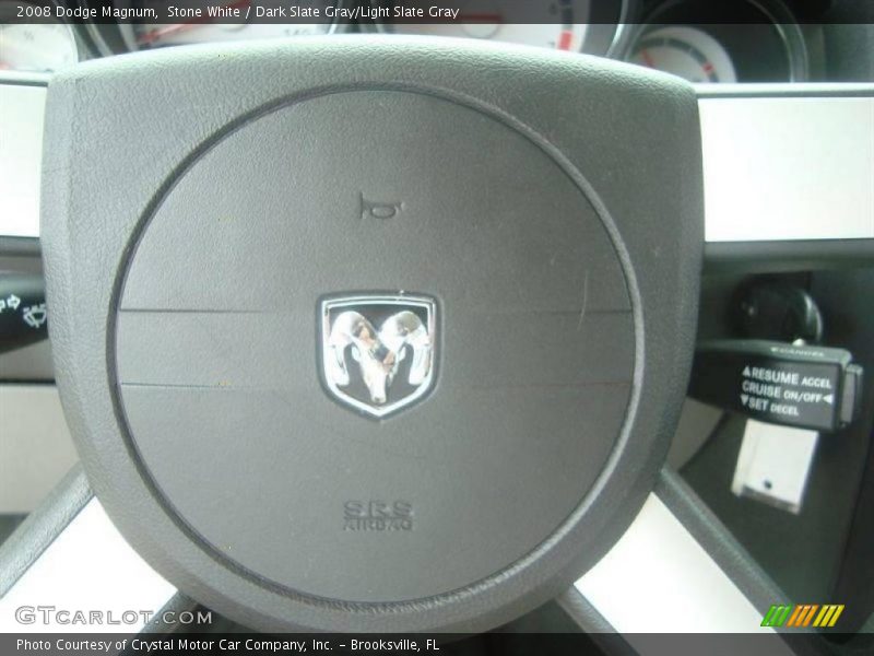 Stone White / Dark Slate Gray/Light Slate Gray 2008 Dodge Magnum