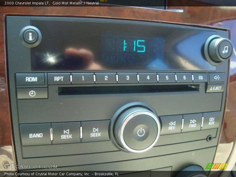 Gold Mist Metallic / Neutral 2009 Chevrolet Impala LT