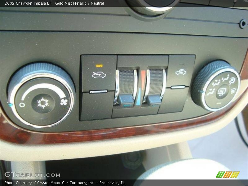 Gold Mist Metallic / Neutral 2009 Chevrolet Impala LT