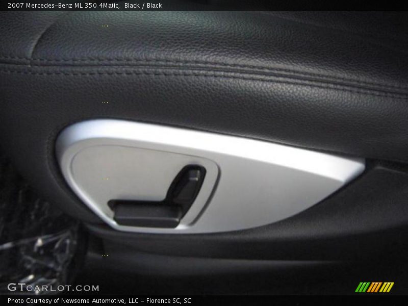 Black / Black 2007 Mercedes-Benz ML 350 4Matic