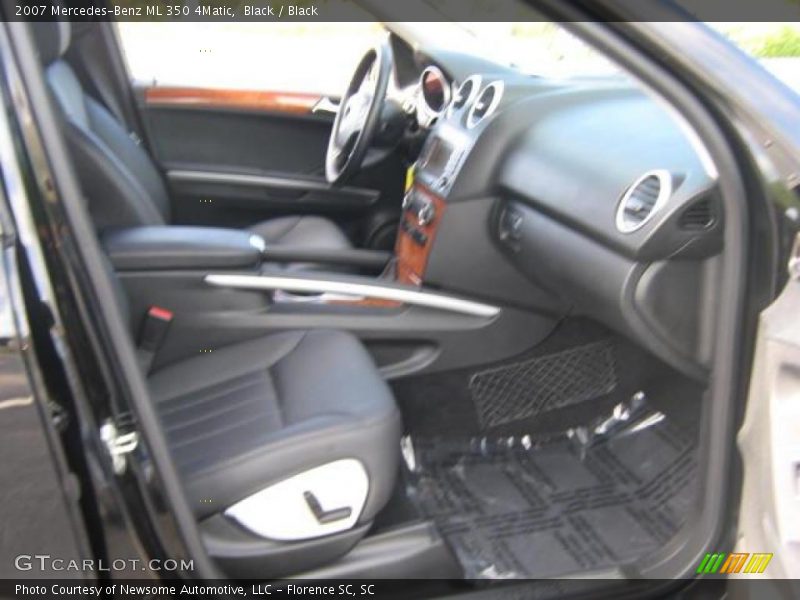 Black / Black 2007 Mercedes-Benz ML 350 4Matic