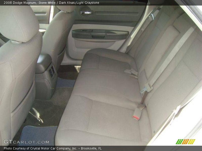 Stone White / Dark Khaki/Light Graystone 2008 Dodge Magnum