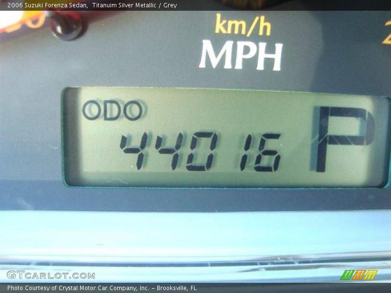Titanuim Silver Metallic / Grey 2006 Suzuki Forenza Sedan