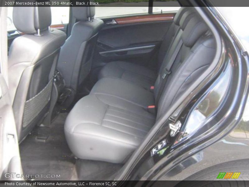 Black / Black 2007 Mercedes-Benz ML 350 4Matic