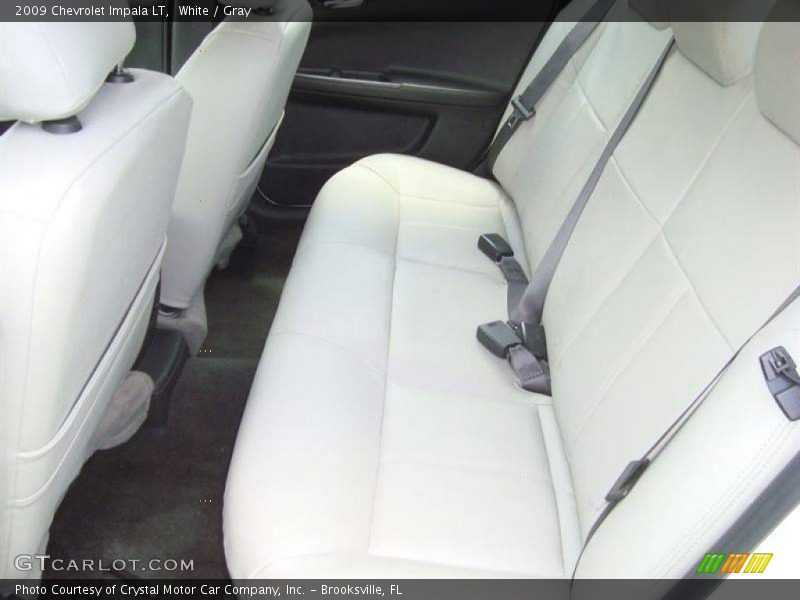 White / Gray 2009 Chevrolet Impala LT