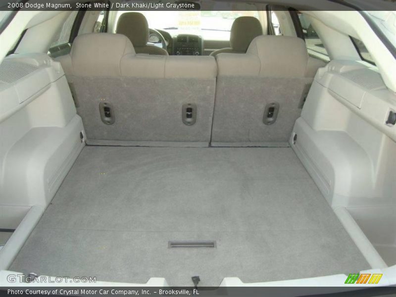 Stone White / Dark Khaki/Light Graystone 2008 Dodge Magnum