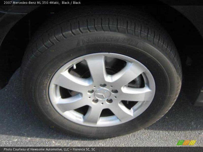 Black / Black 2007 Mercedes-Benz ML 350 4Matic