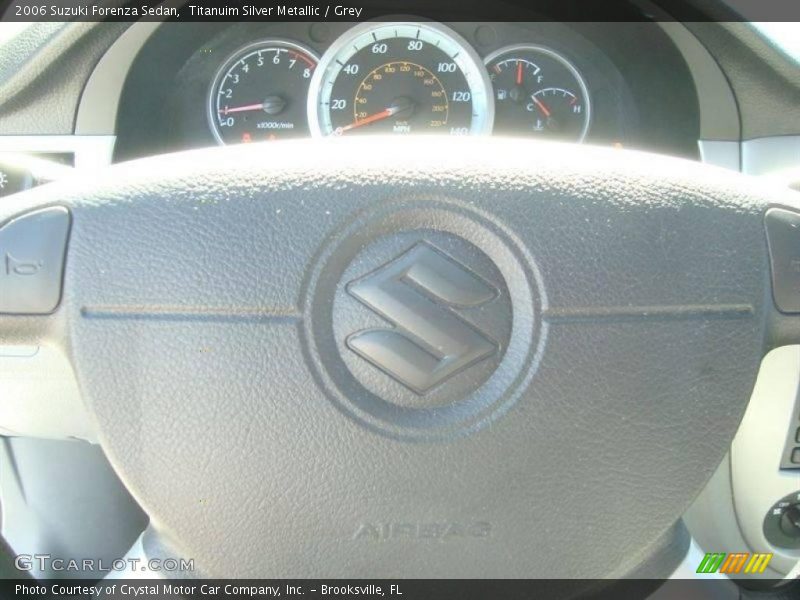 Titanuim Silver Metallic / Grey 2006 Suzuki Forenza Sedan