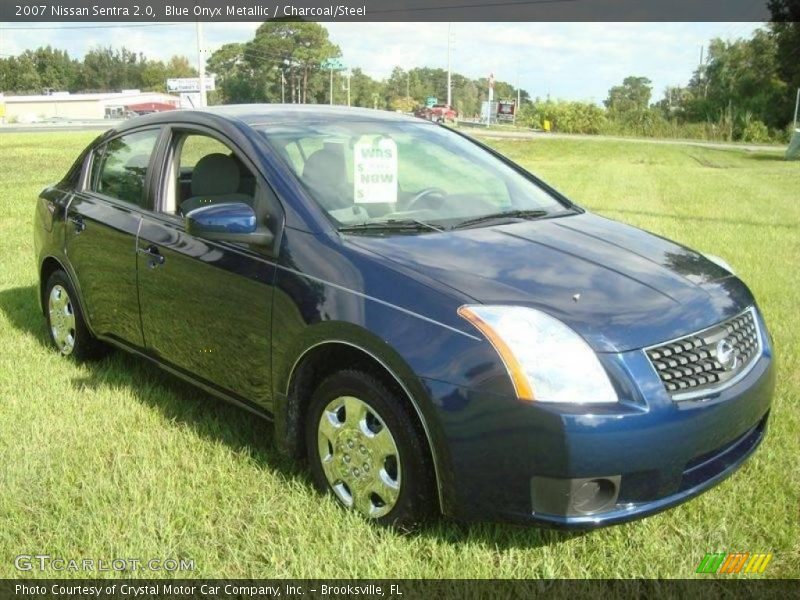 Blue Onyx Metallic / Charcoal/Steel 2007 Nissan Sentra 2.0