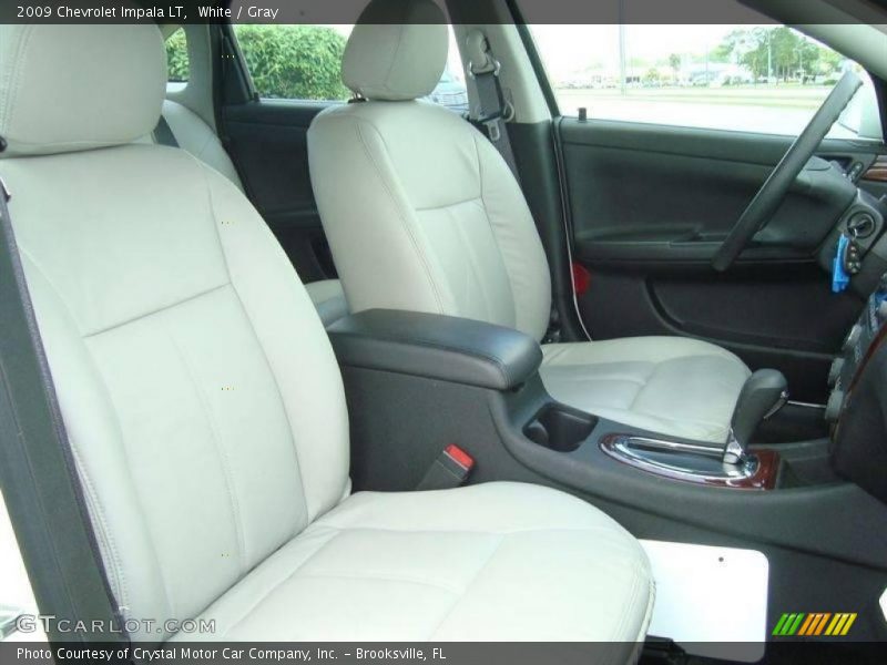 White / Gray 2009 Chevrolet Impala LT