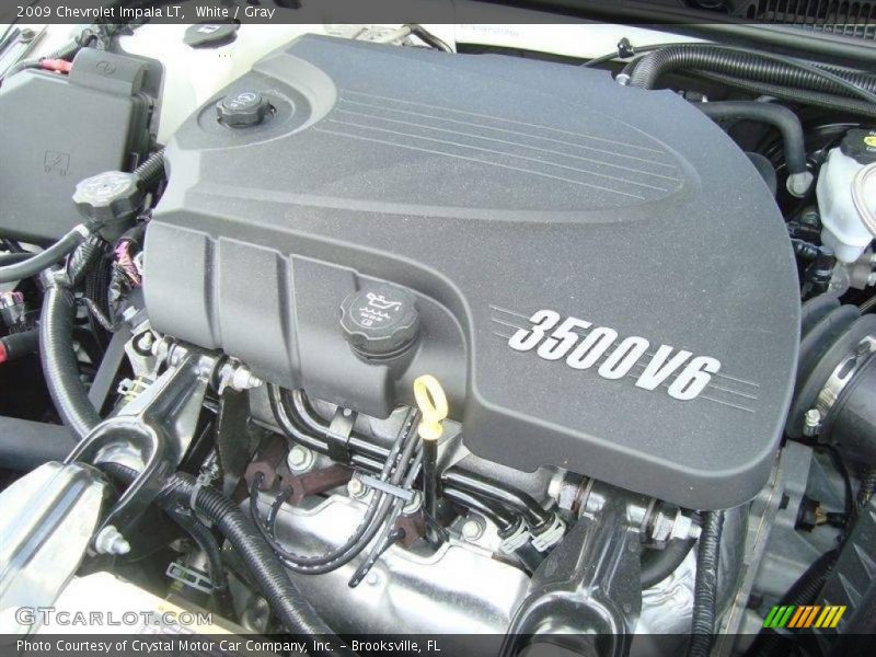 White / Gray 2009 Chevrolet Impala LT