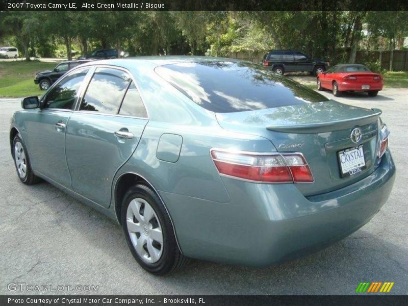Aloe Green Metallic / Bisque 2007 Toyota Camry LE