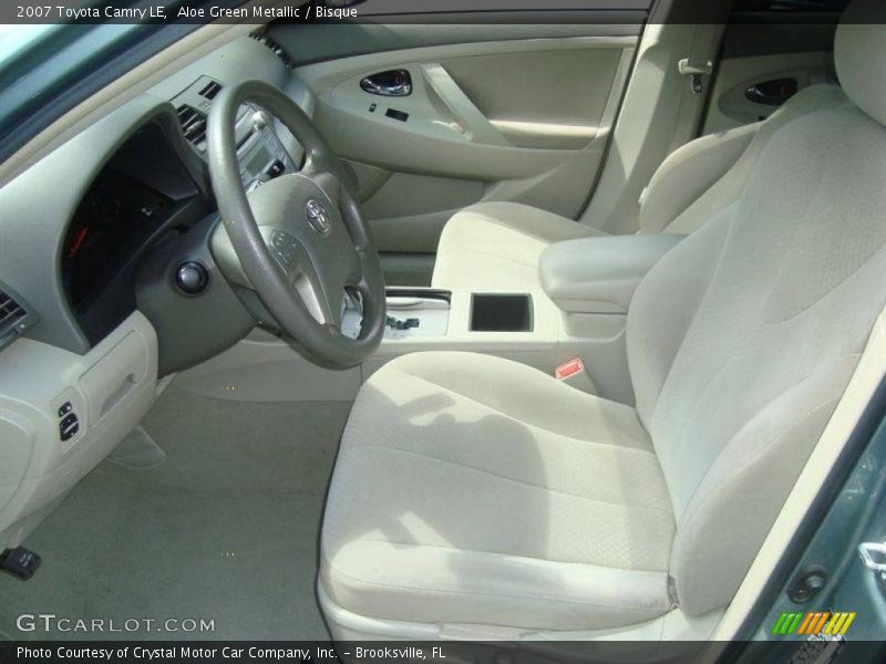 Aloe Green Metallic / Bisque 2007 Toyota Camry LE