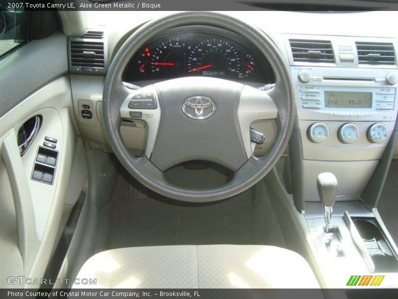Aloe Green Metallic / Bisque 2007 Toyota Camry LE
