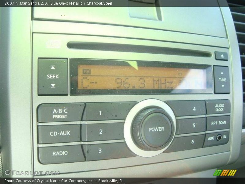 Blue Onyx Metallic / Charcoal/Steel 2007 Nissan Sentra 2.0