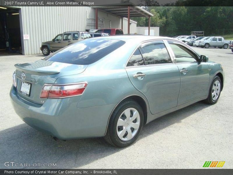 Aloe Green Metallic / Bisque 2007 Toyota Camry LE