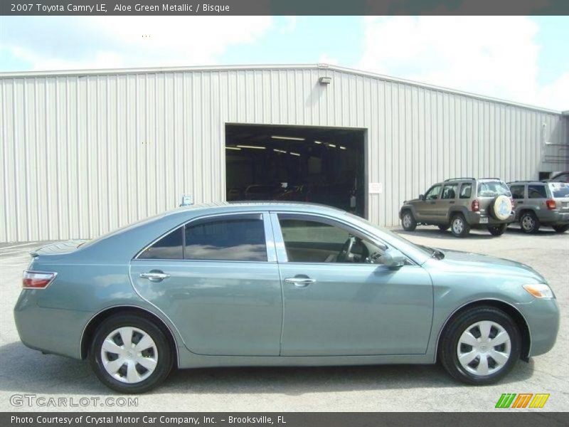 Aloe Green Metallic / Bisque 2007 Toyota Camry LE