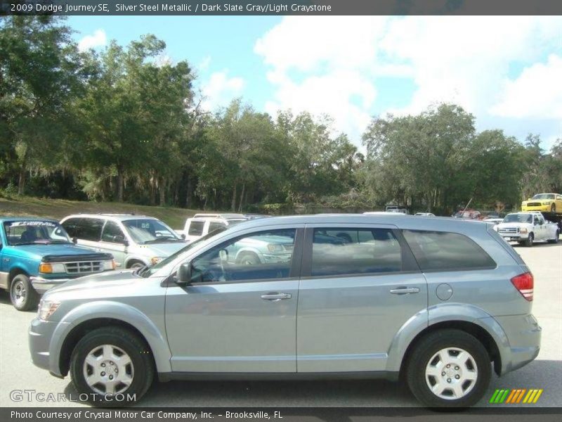Silver Steel Metallic / Dark Slate Gray/Light Graystone 2009 Dodge Journey SE